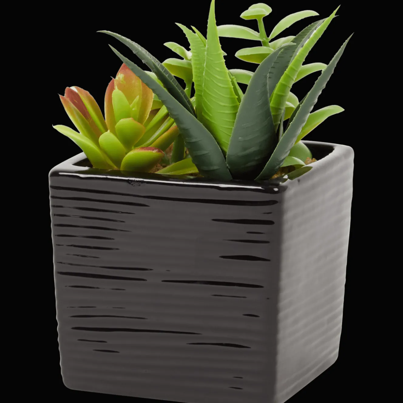 Plantes Et Fleurs Artificielles*Action Plante grasse artificielle en pot
