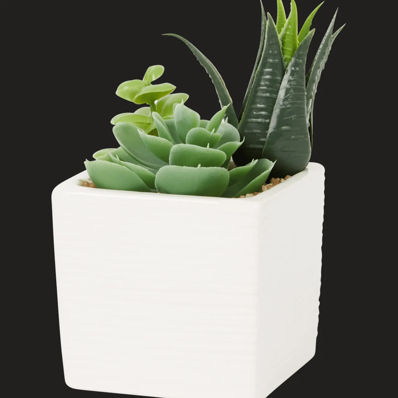 Plantes Et Fleurs Artificielles*Action Plante grasse artificielle en pot
