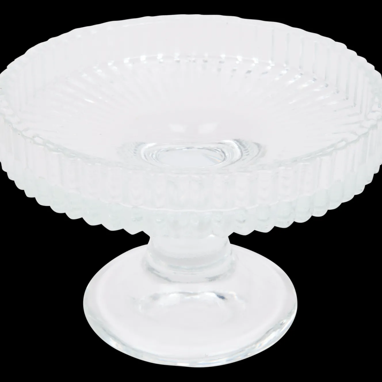Conserver Et Emporter*Action Plat en verre sur pied