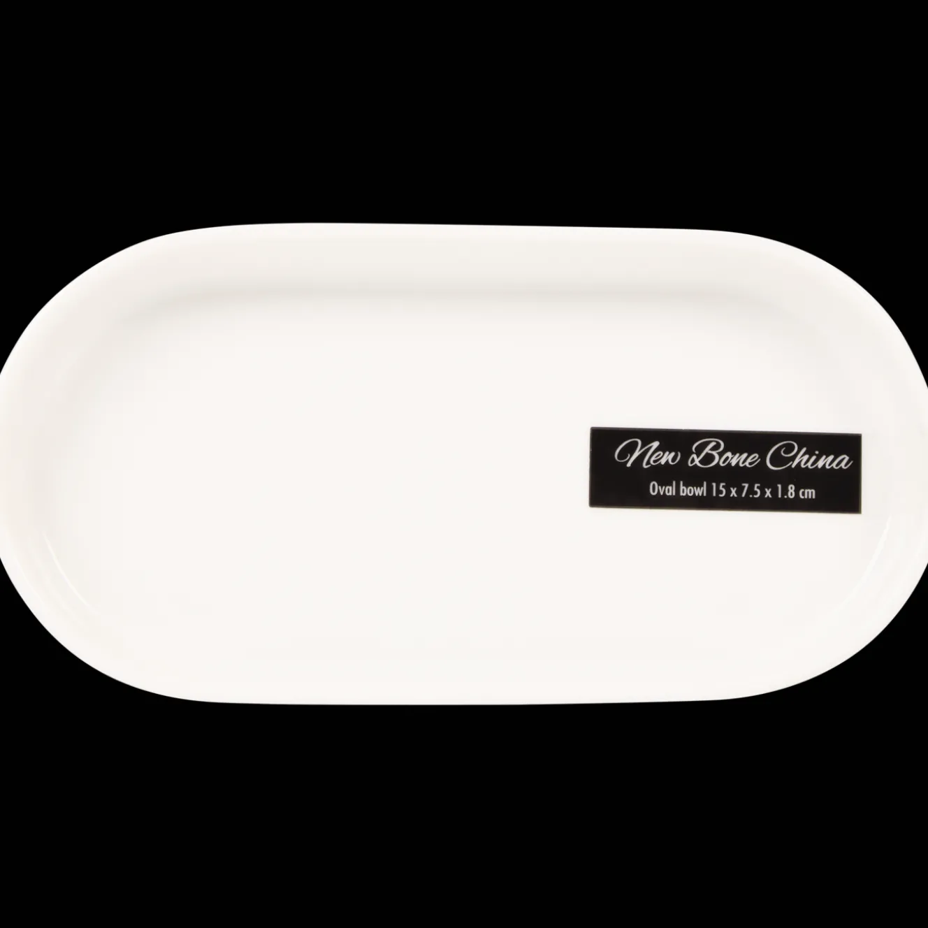Plateaux*Action Plat ovale en porcelaine