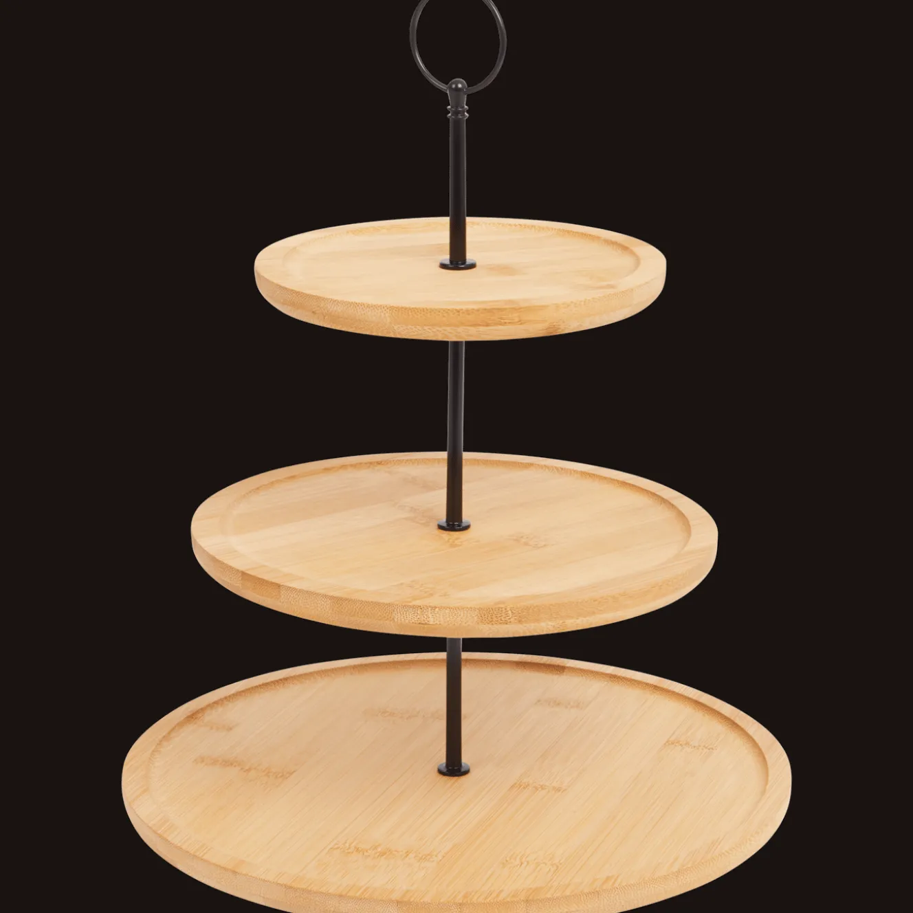 Plateaux*Action Plateau de service en bambou