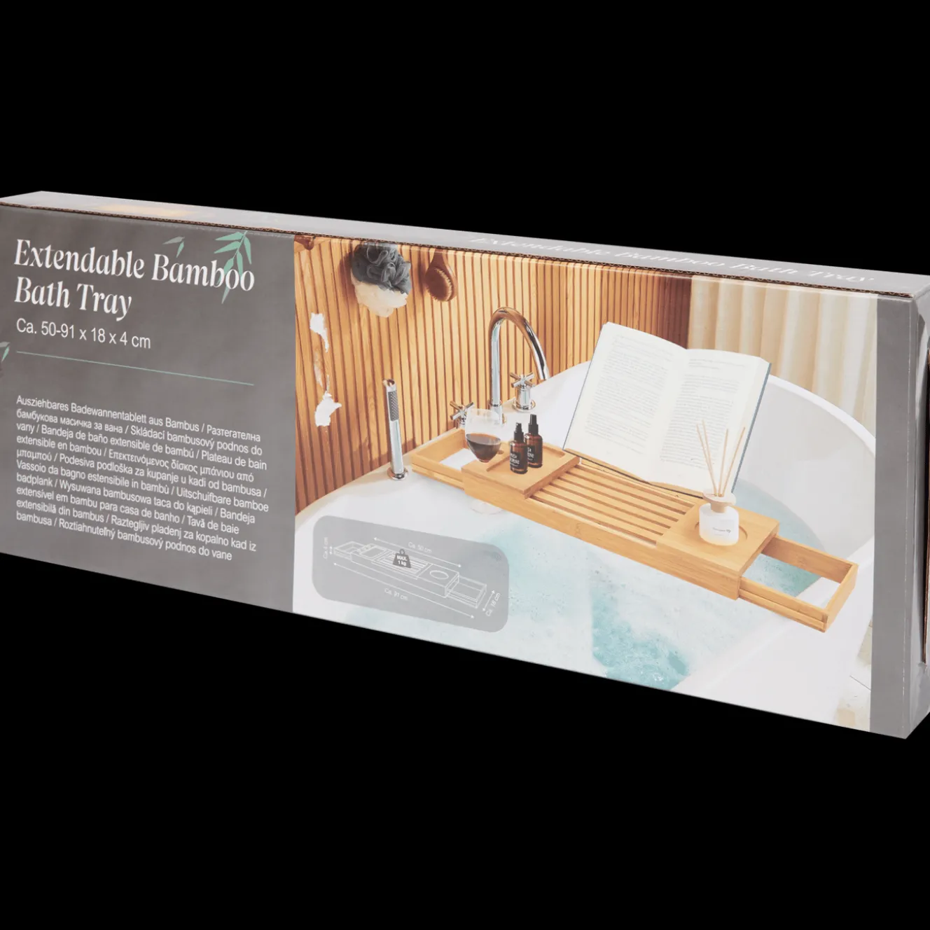 Accessoires Pour La Maison*Action Plateau en bambou pour baignoire