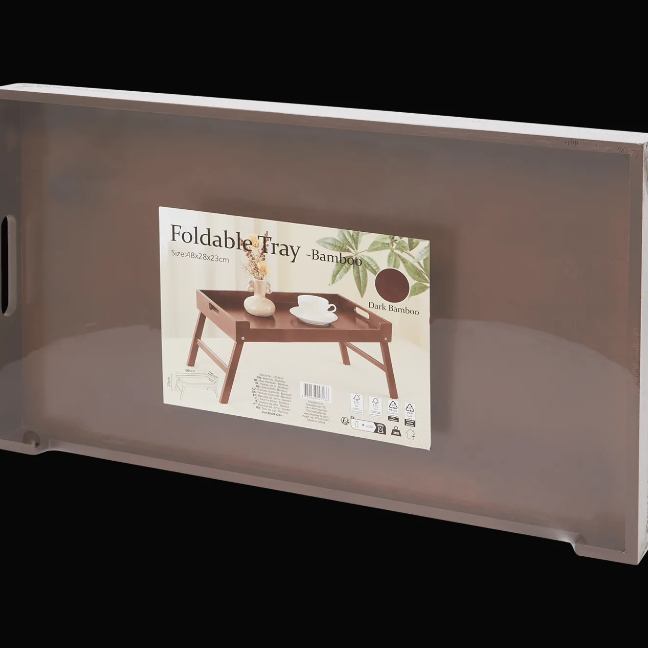 Plateaux*Action Plateau pliable en bambou