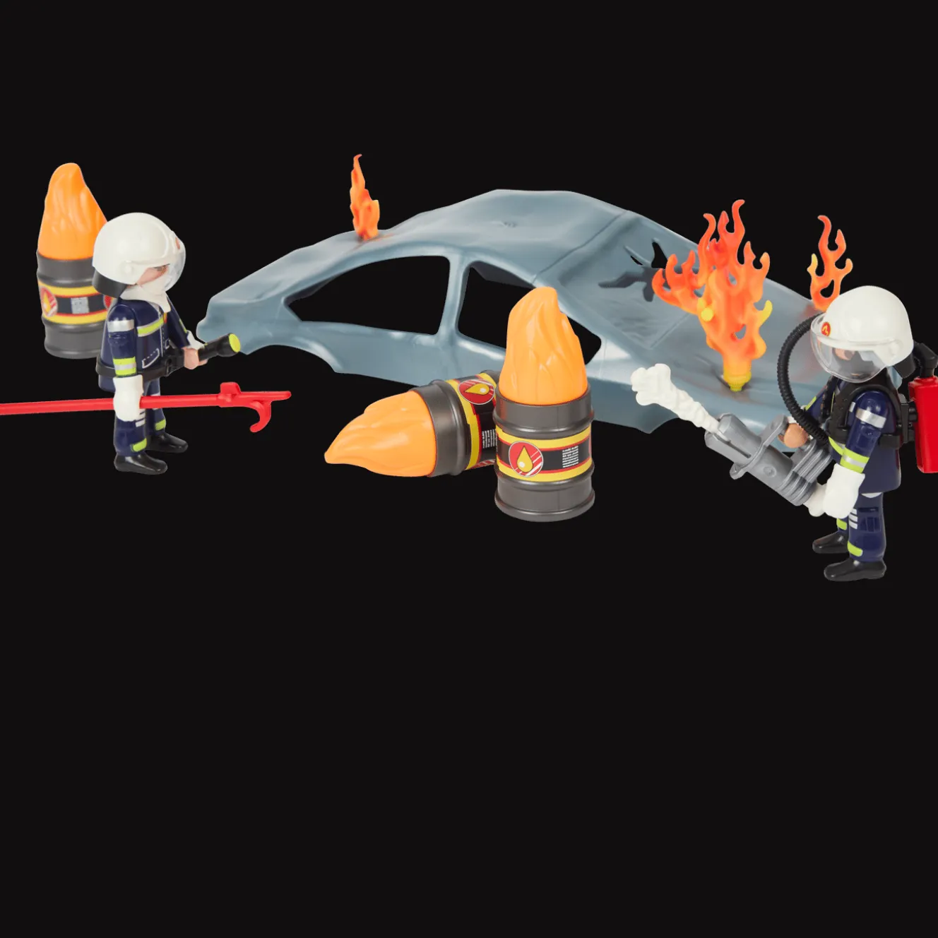 Jeux*Playmobil City Action Starter pack Pompiers et incendie