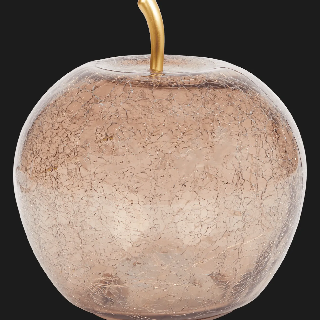 Accessoires Pour La Maison*Action Pomme en verre avec LED
