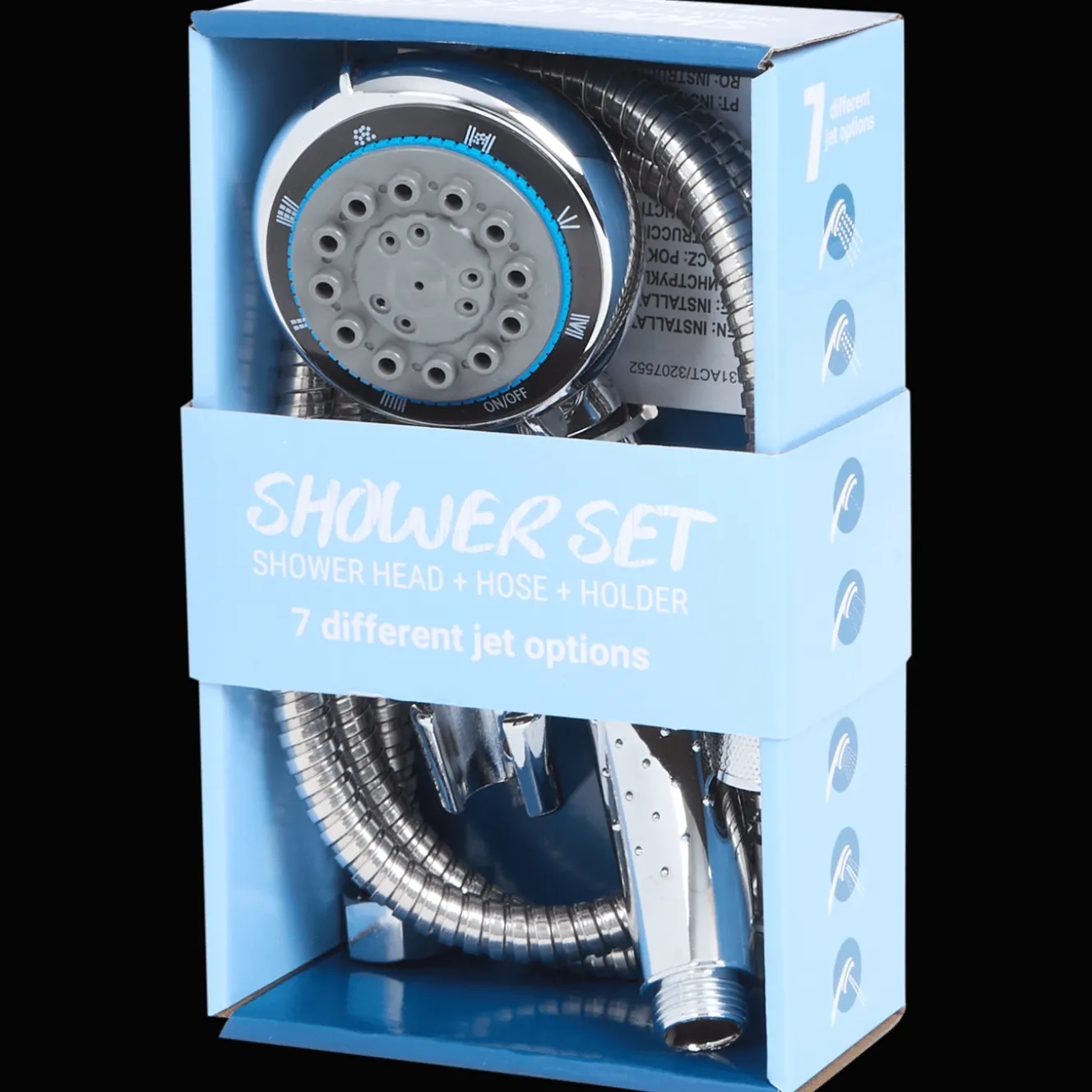 Accessoires Pour Salle De Bains Et Toilettes*Cascata Pommeau de douche avec flexible