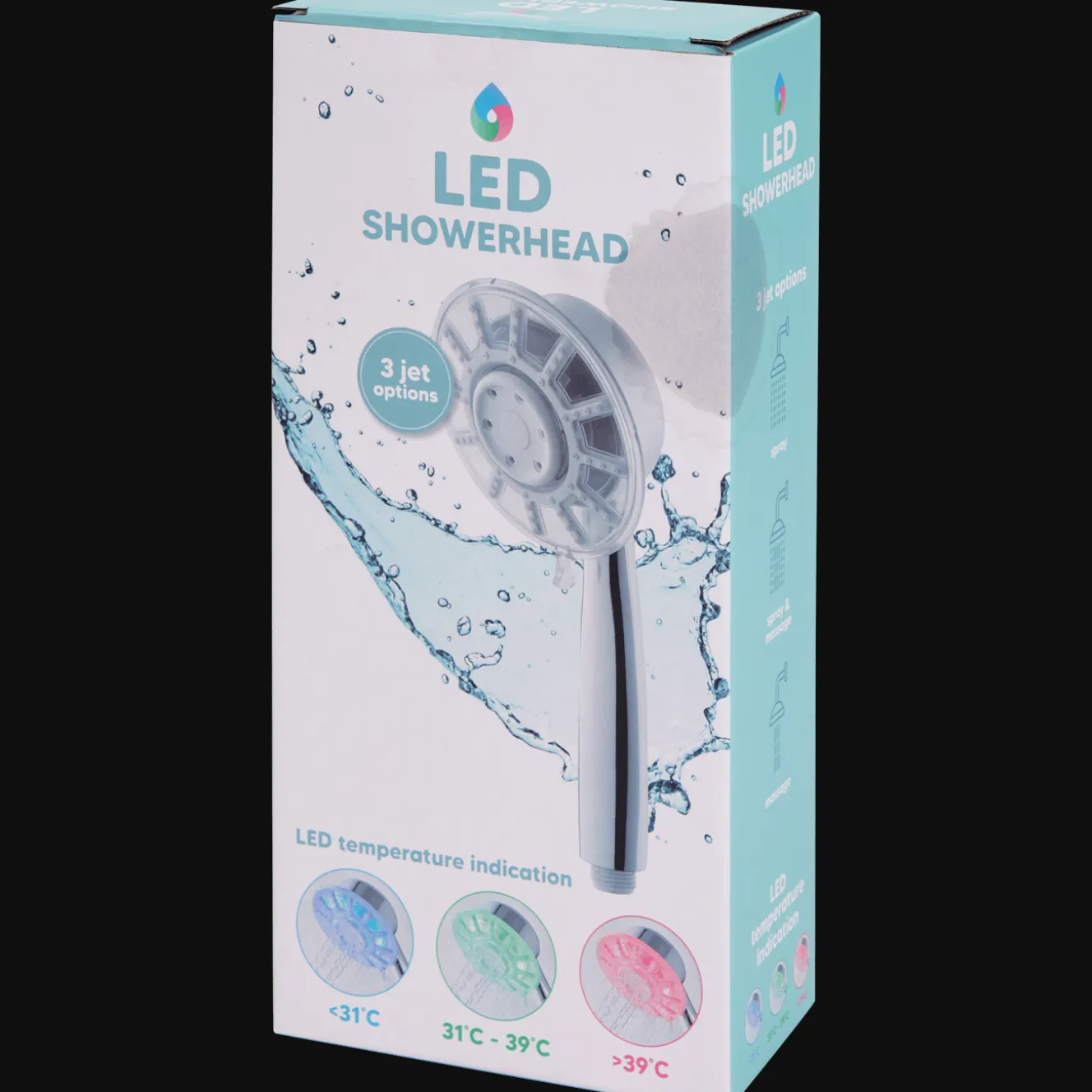 Accessoires Pour Salle De Bains Et Toilettes*Action Pommeau de douche LED