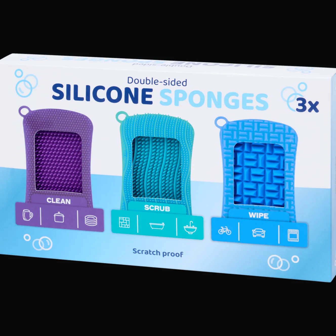 Articles De Nettoyage*Action Éponges double face en silicone