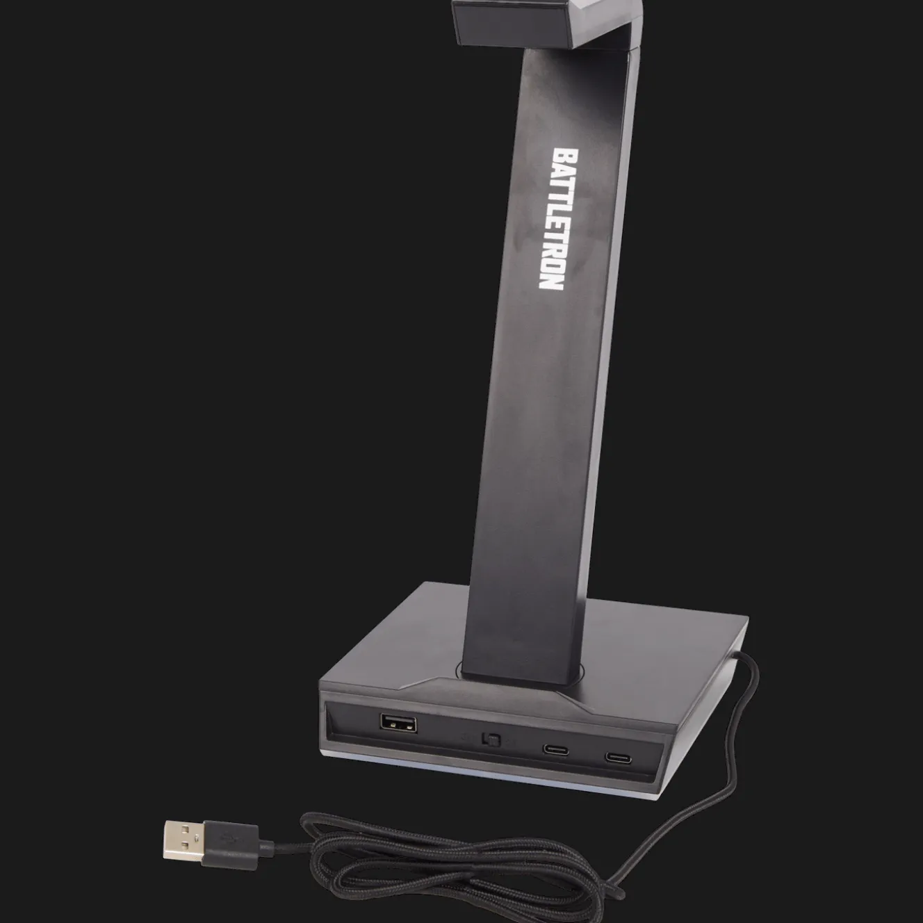 Gaming*Battletron Porte-casque avec ports USB