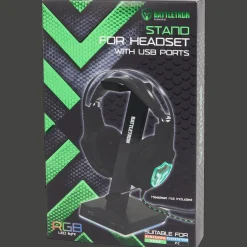Gaming*Battletron Porte-casque avec ports USB