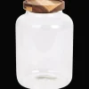 Conserver Et Emporter*Action Pot de conservation avec couvercle en bois