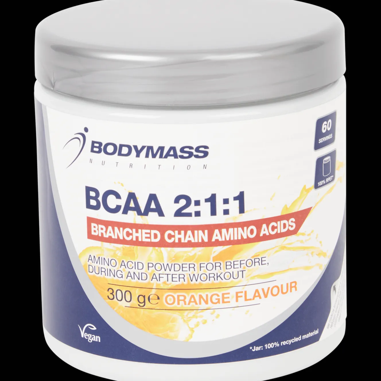 Alimentation Et Soins Pour Le Sport|Santé*Action Poudre BCAA 2:1:1 Bodymass Orange
