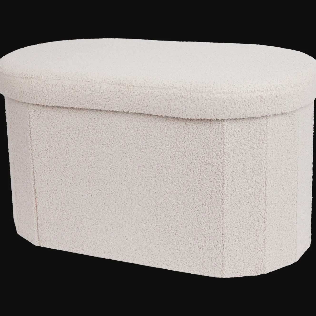 Accessoires Pour La Maison*Action Pouf de rangement en teddy