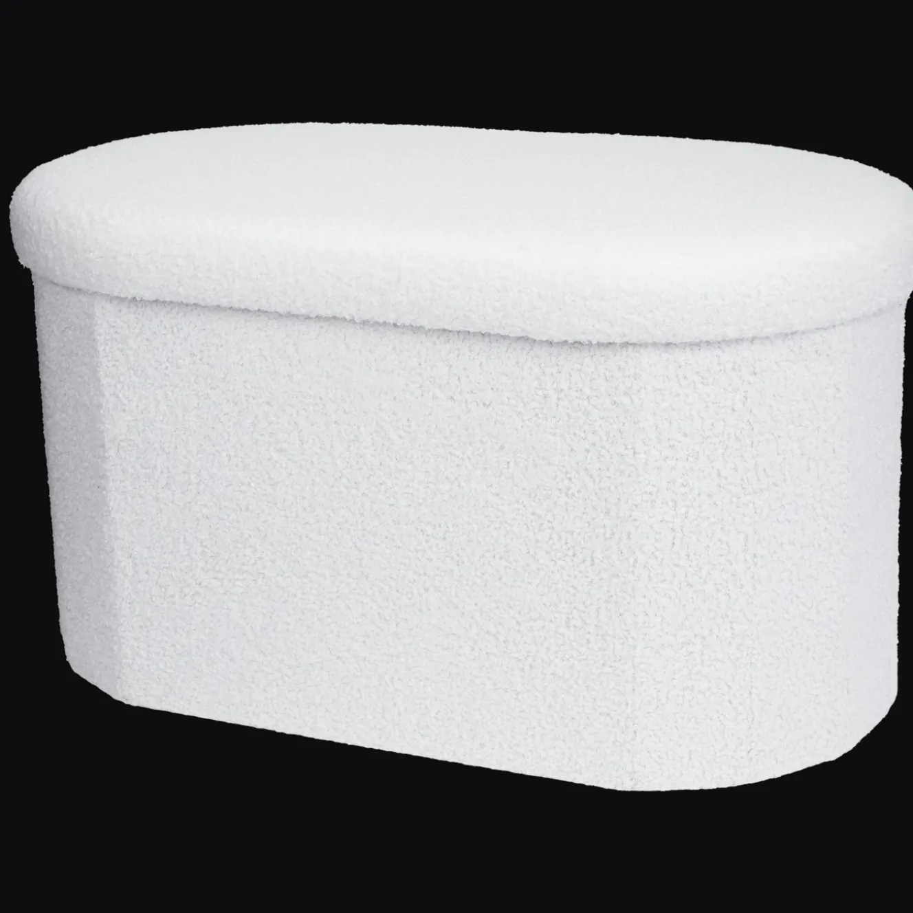 Accessoires Pour La Maison*Action Pouf de rangement en teddy