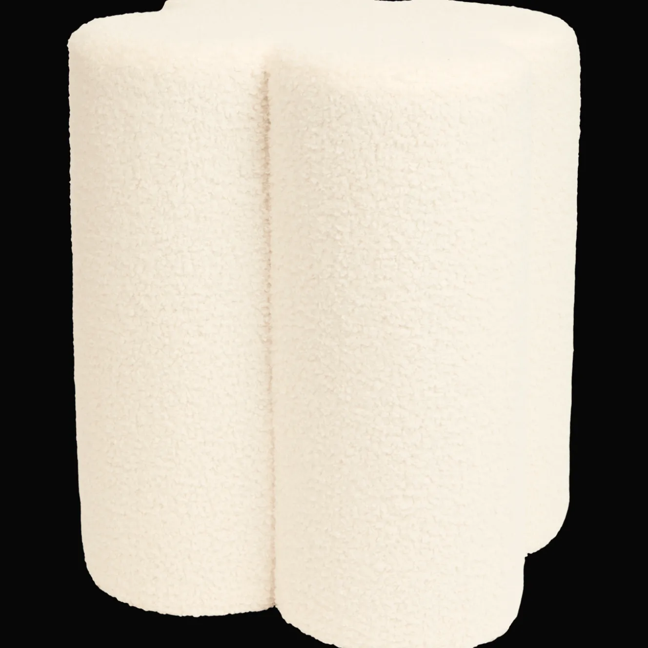Accessoires Pour La Maison*Action Pouf en tissu teddy