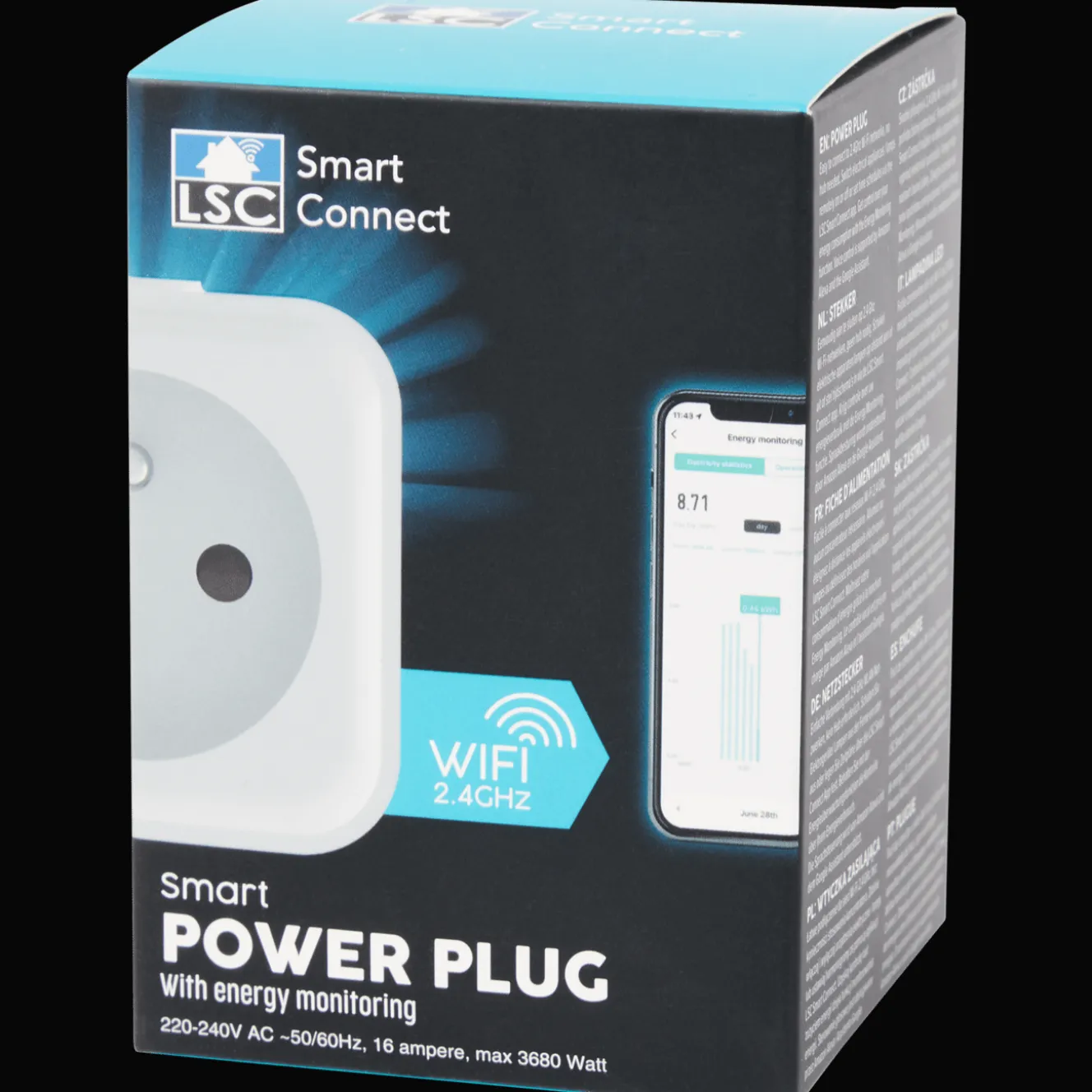 Rallonges*LSC Smart Connect Prise connectée avec suivi consommation