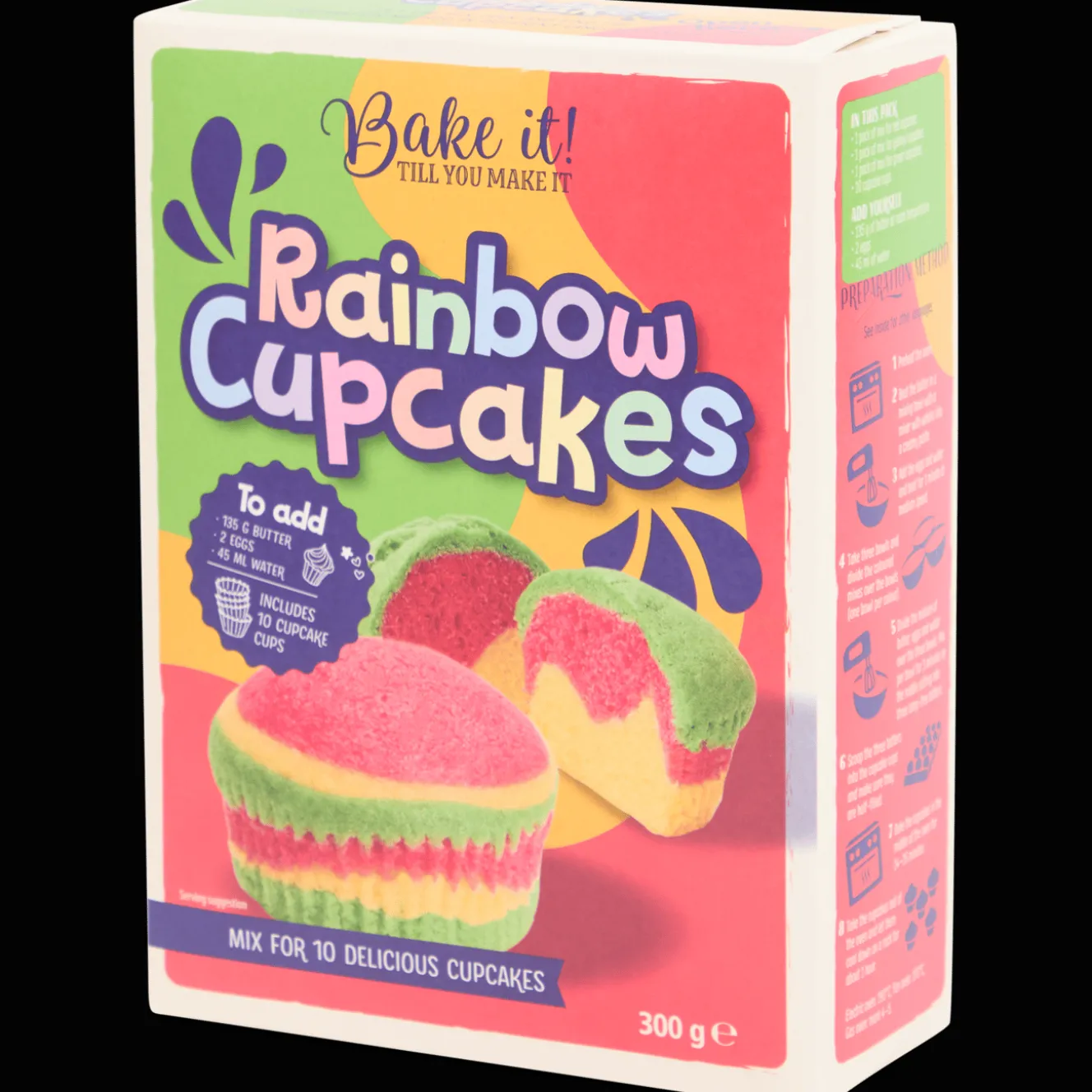 Biscuits Et Pâtisseries*Action Préparation pour cupcakes licorne/arc-en-ciel Bake it!