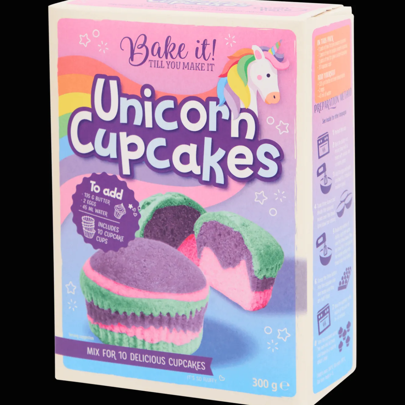 Biscuits Et Pâtisseries*Action Préparation pour cupcakes licorne/arc-en-ciel Bake it!
