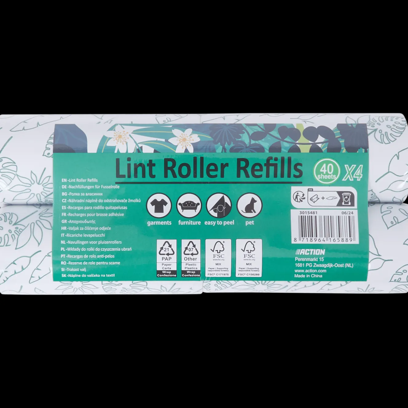 Laver Et Repasser*Action Recharges brosse adhésive
