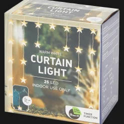 Éclairage*Action Rideau lumineux avec étoiles