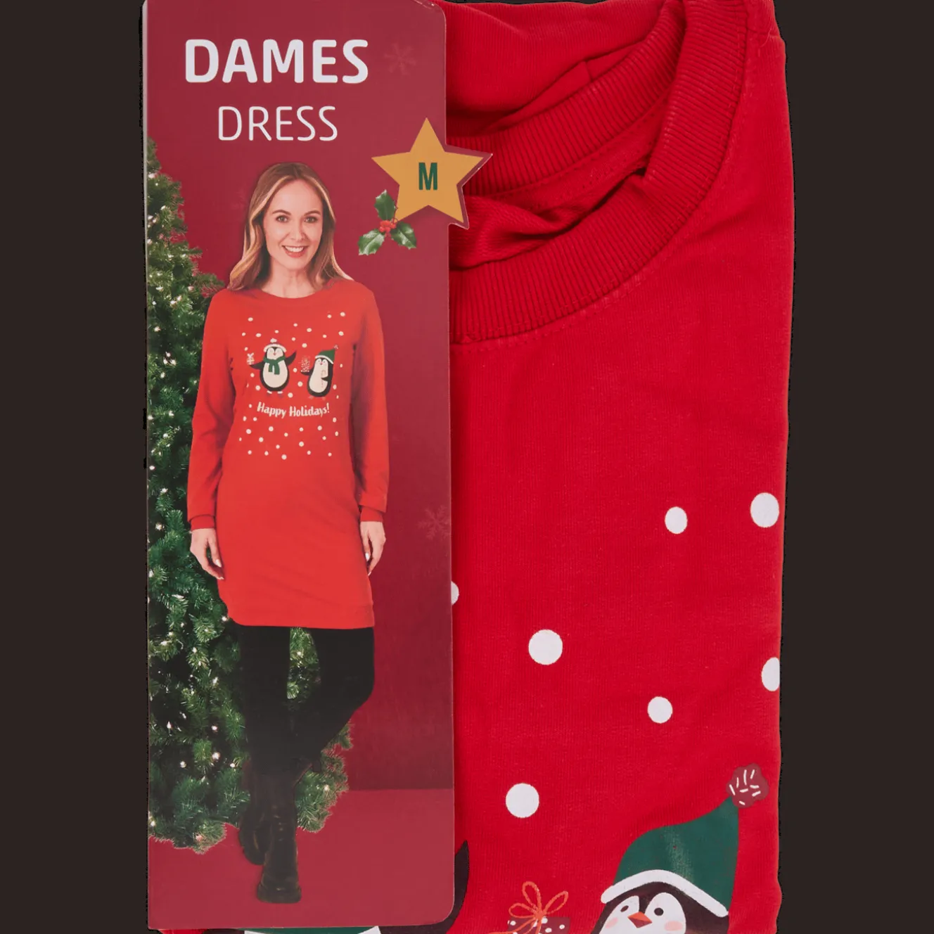 Vêtements*Action Robe de Noël avec imprimé