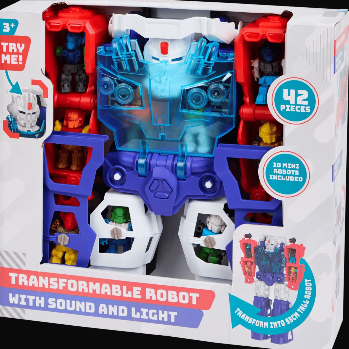 Peluches Et Poupées*Action Robot transformable