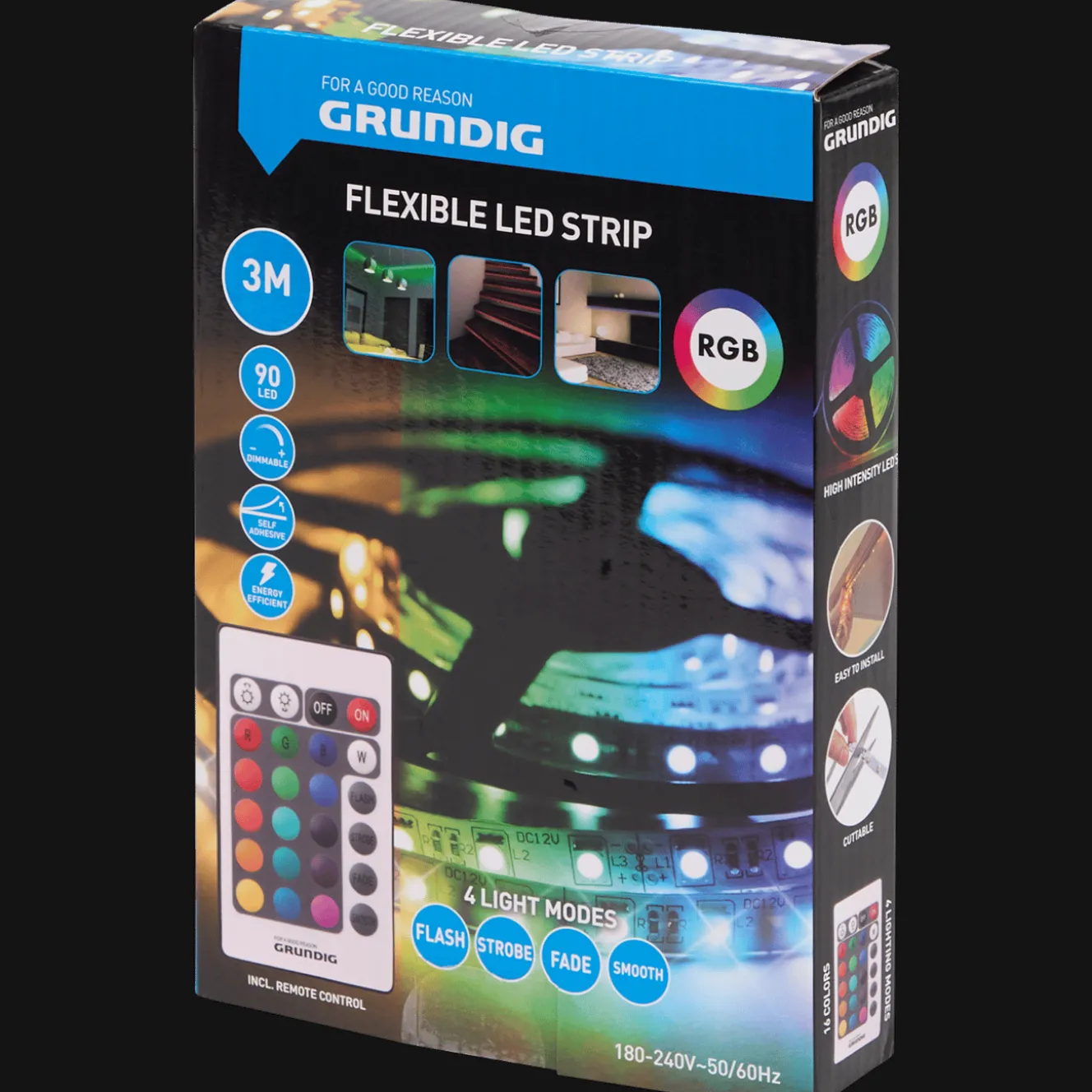 Éclairage*Grundig Ruban LED multicolore