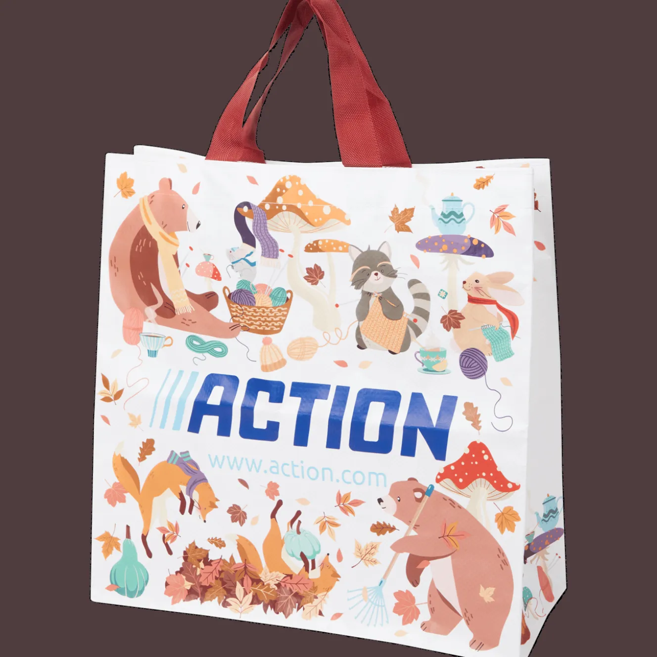 Valises*Action Sac de courses réutilisable Automne