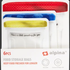Conserver Et Emporter*Action Sachets alimentaires réutilisables Alpina