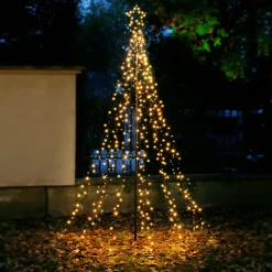 Décoration Saisonnière*Action Sapin de Noël LED en métal XL