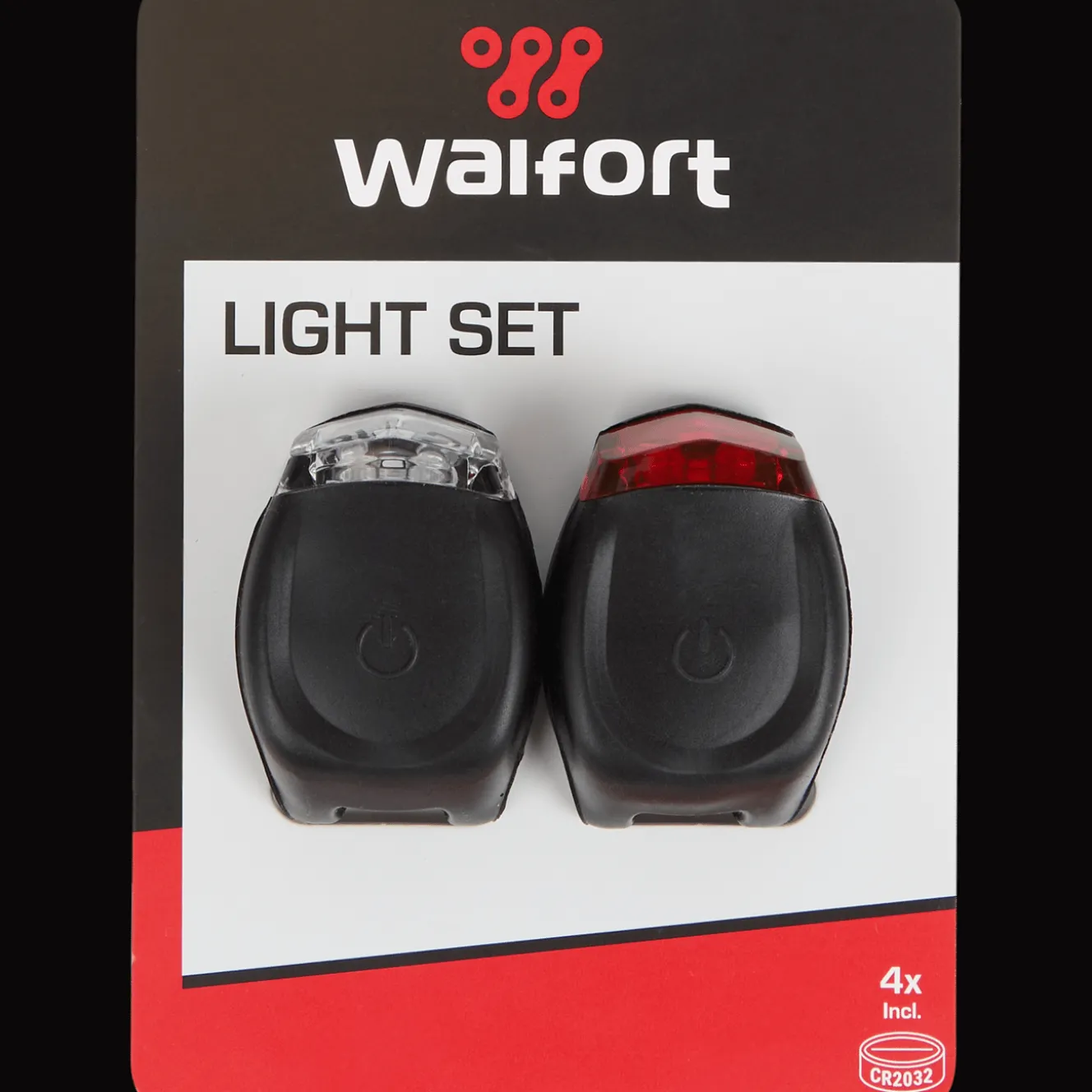 Accessoires Vélo*Walfort Set d'éclairage vélo avant/arrière