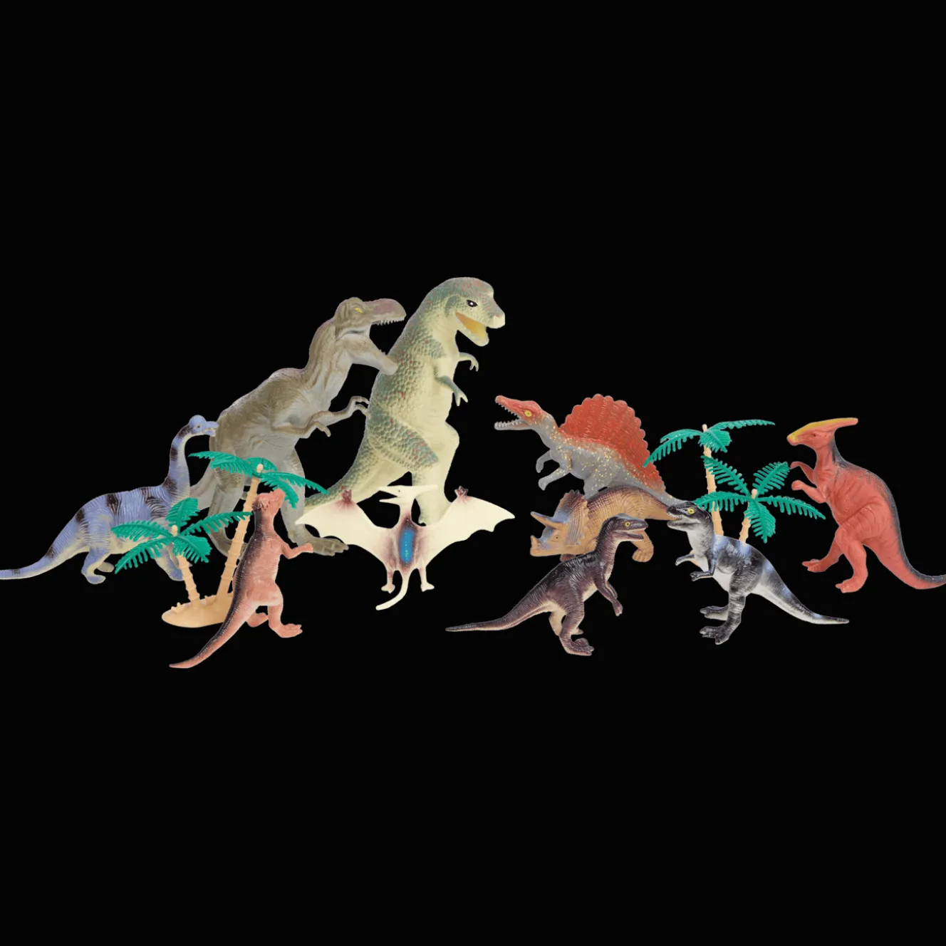 Peluches Et Poupées*Action Set de jeu dinosaures