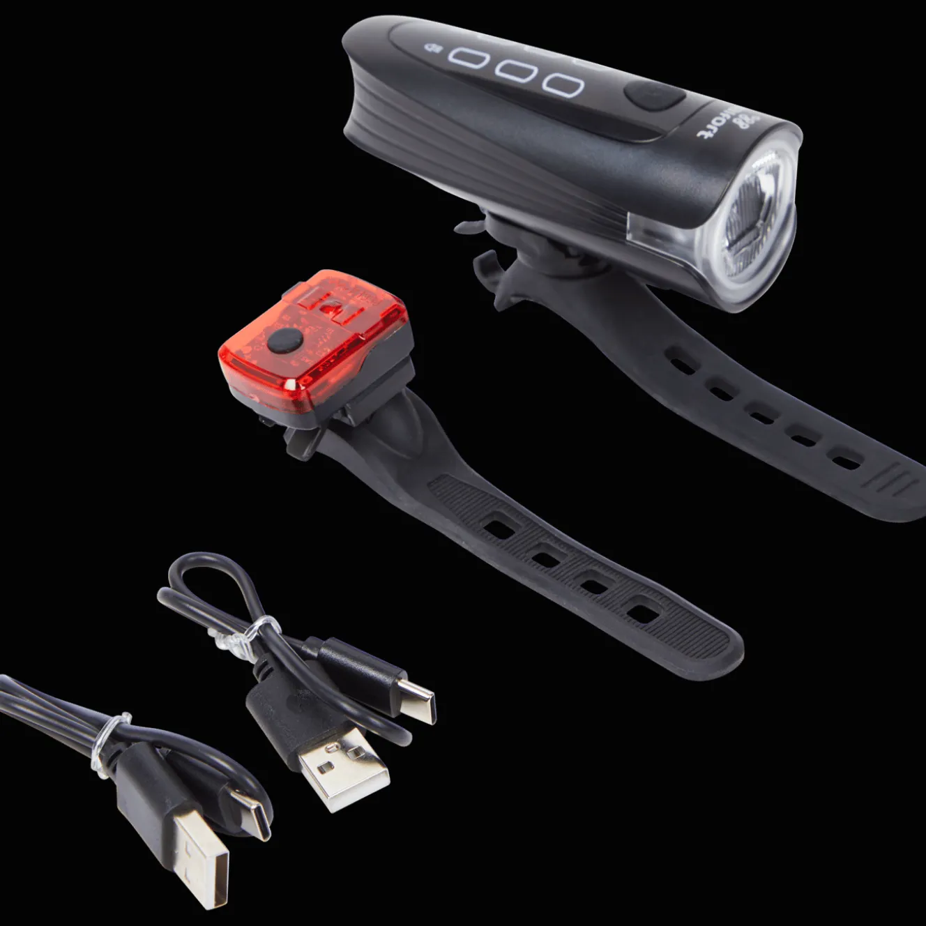 Accessoires Vélo*Walfort Set de lampes de vélo rechargeables