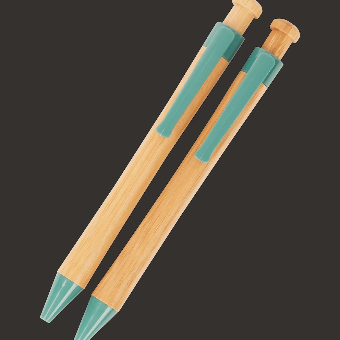 Papeterie*Action Stylos en bambou