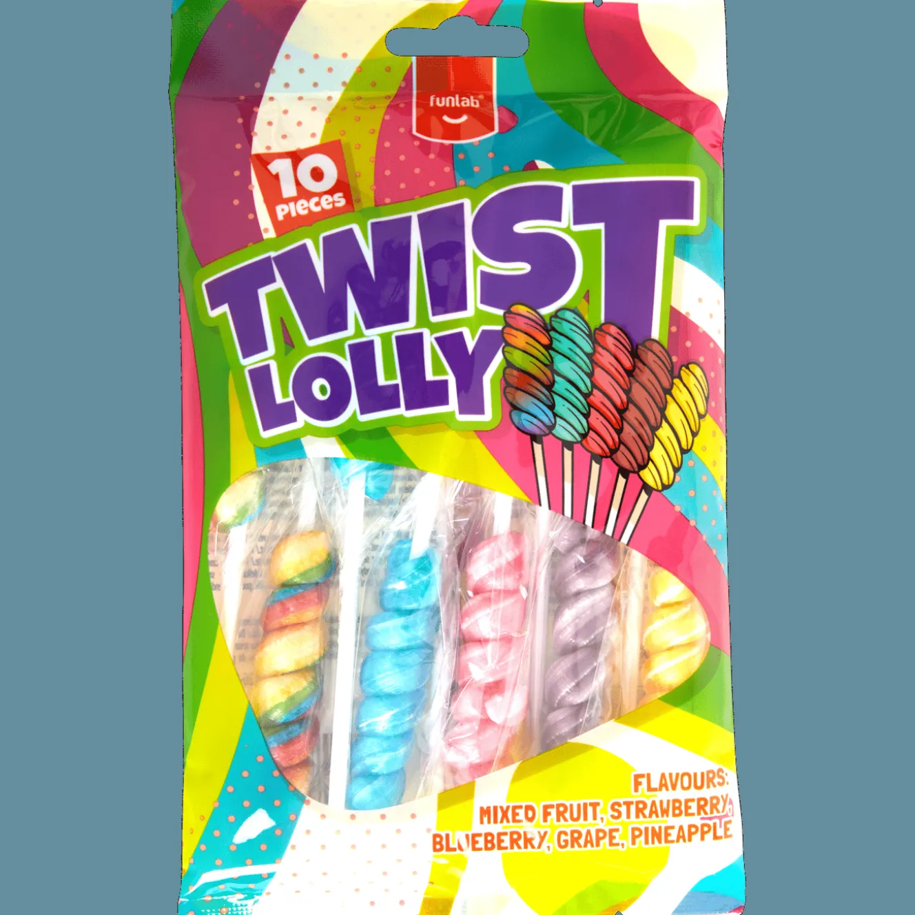 Friandises Et Bonbons*Action Sucettes Funlab Twist