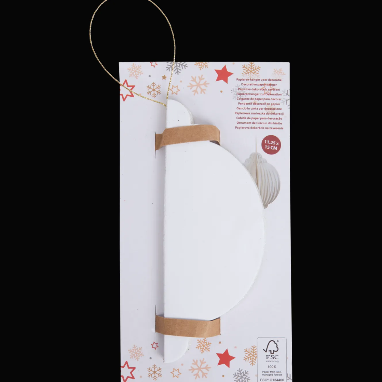 Décoration Saisonnière*Action Suspension de Noël en papier