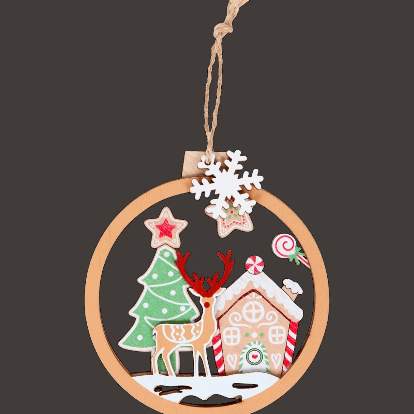 Décoration Saisonnière*Action Suspension de Noël Home Accents