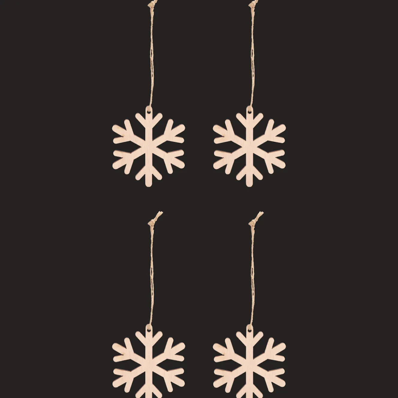 Décoration Saisonnière*Action Suspensions de Noël en bois Seasons & Style