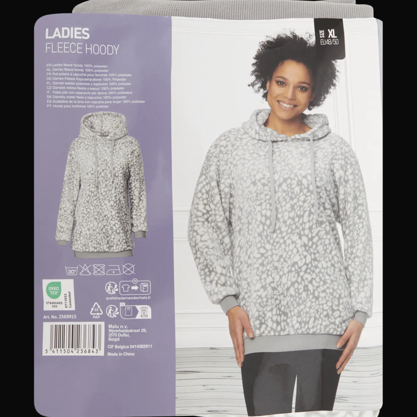 Vêtements*Action Sweat-shirt à capuche en polaire