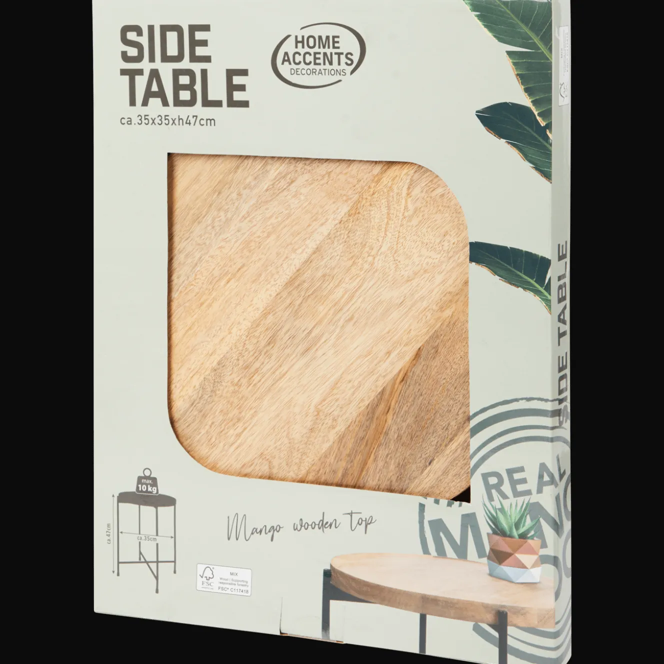 Accessoires Pour La Maison*Action Table d’appoint en manguier Home Accents