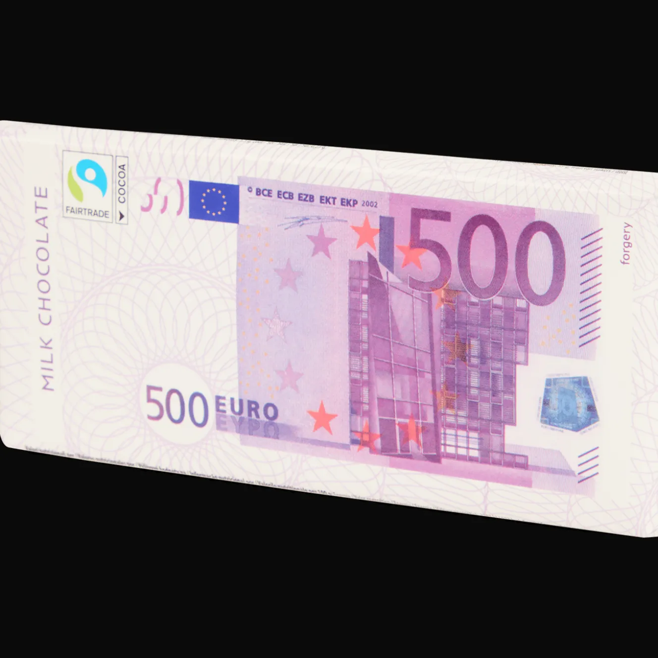 Chocolat*Action Tablette de chocolat billet de banque