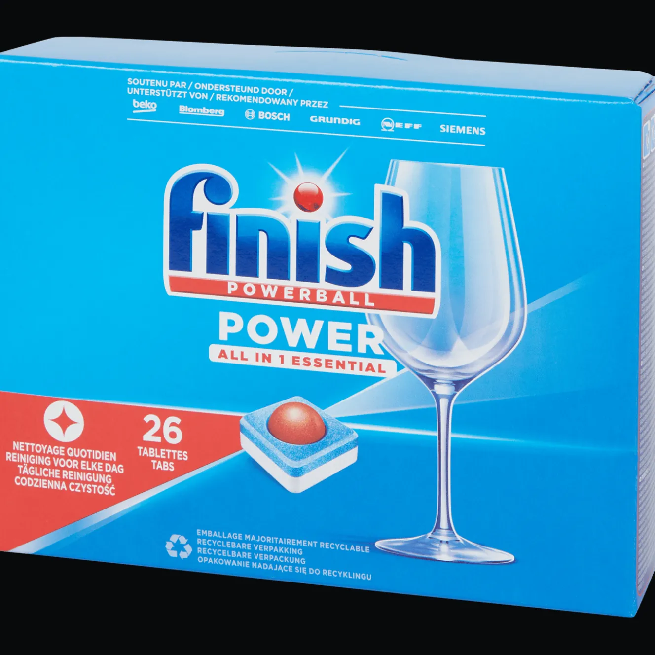 Produits De Lessive Et Vaisselle*Finish Powerball Tablettes pour lave-vaisselle All-in-1 Power