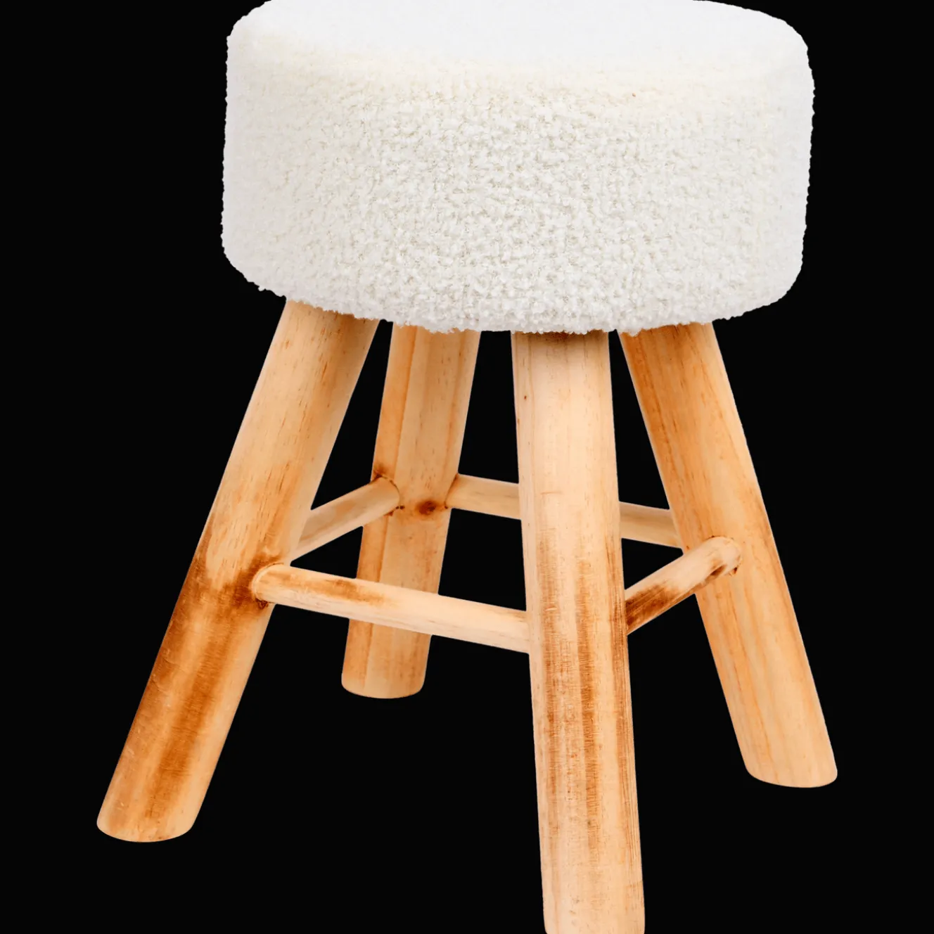 Décoration Saisonnière*Action Tabouret en teddy