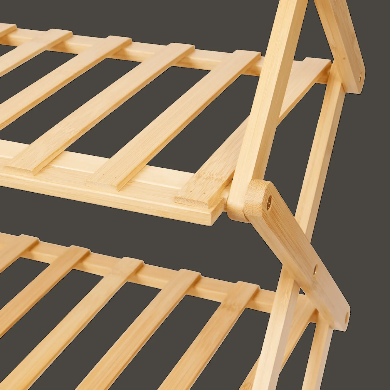 Accessoires Pour La Maison*Action Étagère pliante en bambou
