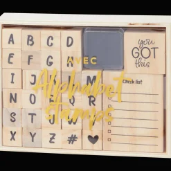 Bricolage*Action Tampons en bois Avec