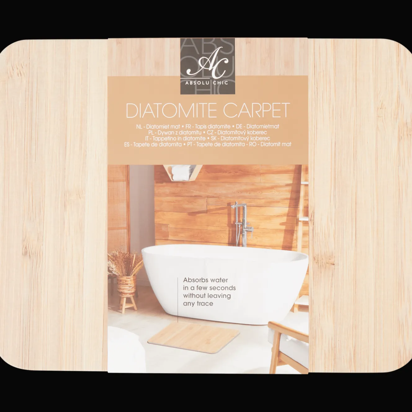 Accessoires Pour Salle De Bains Et Toilettes*Action Tapis de bain en diatomite