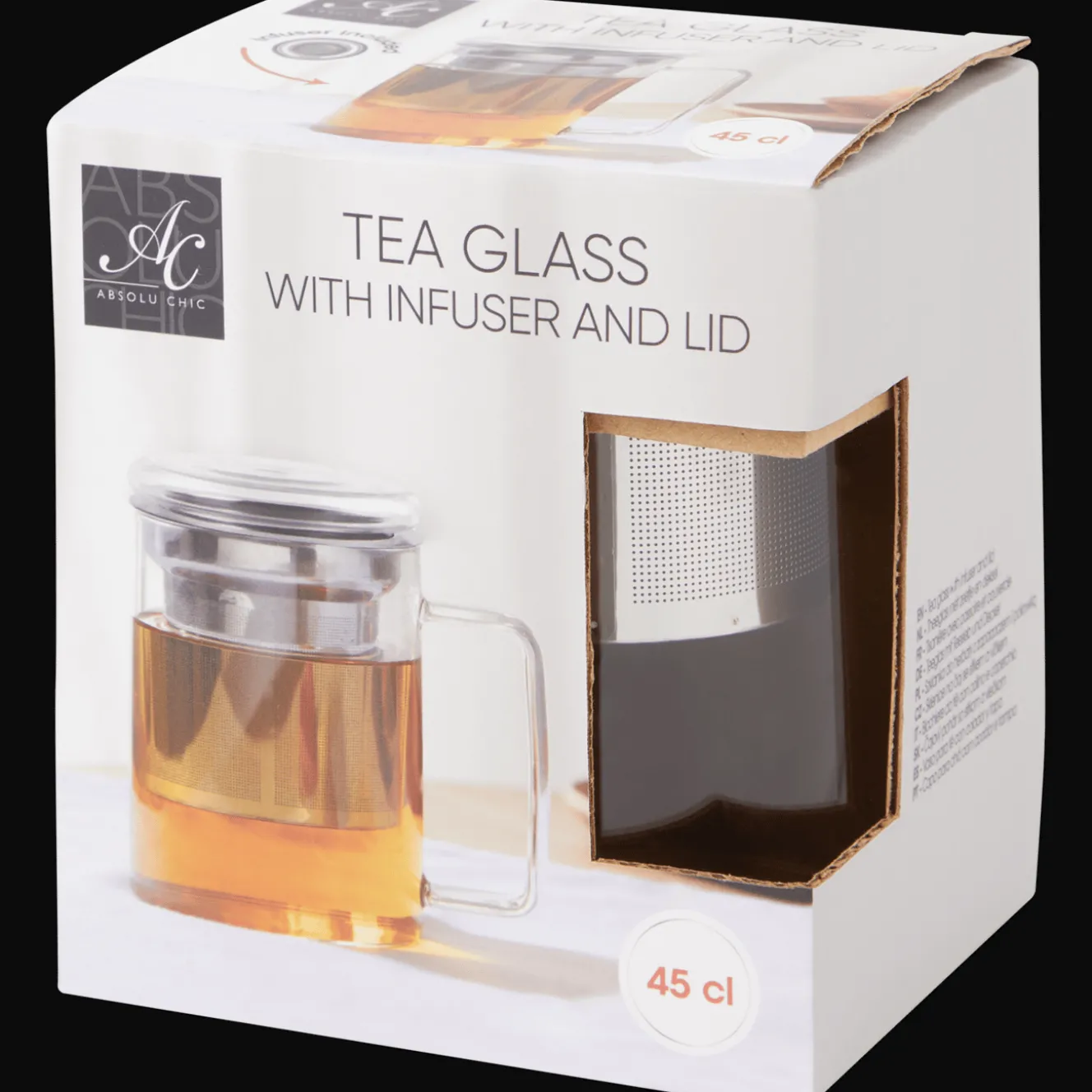 Verres|Plateaux*Action Tasse de thé avec infuseur et couvercle Absolu Chic