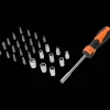 Outils*Werckmann Tournevis à cliquet avec embouts
