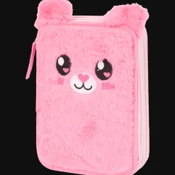 Papeterie*Action Trousse en peluche rembourrée