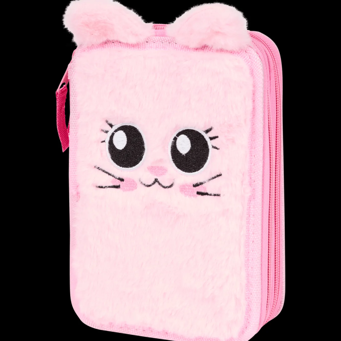 Papeterie*Action Trousse en peluche rembourrée